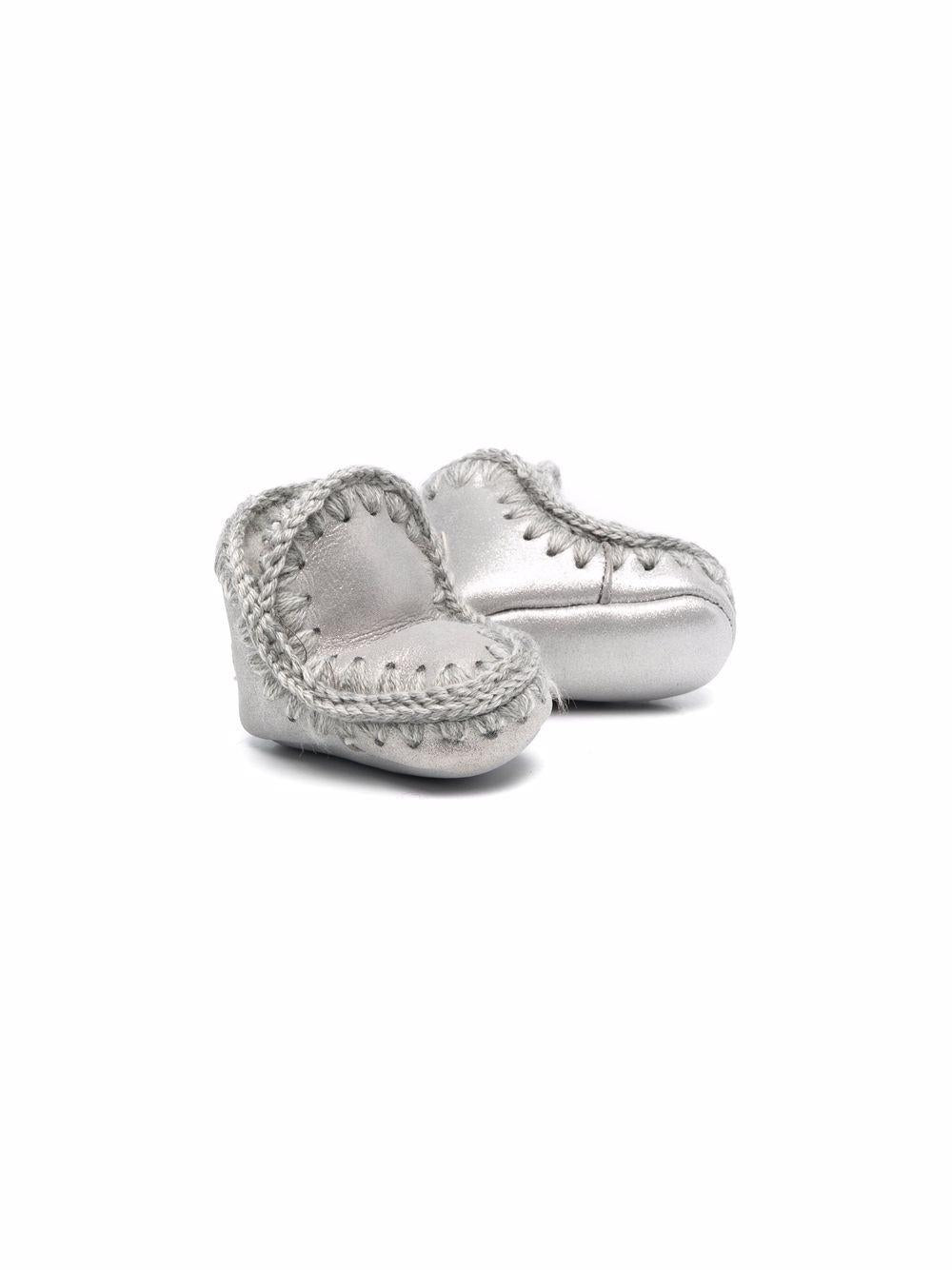 Stivaletto baby Eskimo in montone double face MUFI101000C MGSIL MOU KIDS