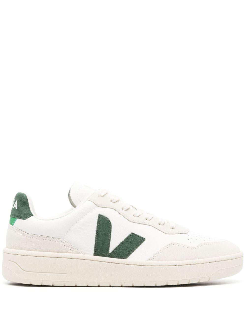 Sneakers v-90 bianche/verde VD2003384 BIANCOVERDE VEJA