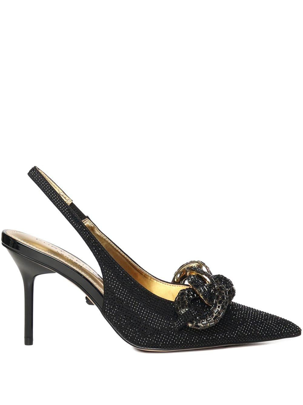 Pumps nere in tessuto con catena decorativa 4986500 609 KURT GEIGER