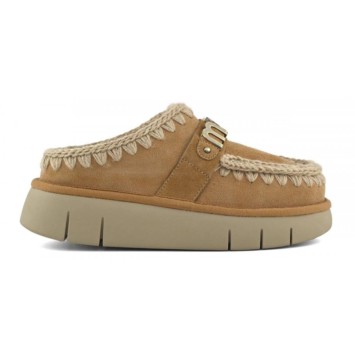 Ciabatta Bounce clog placchetta logo savana MUFW531001A SAV MOU