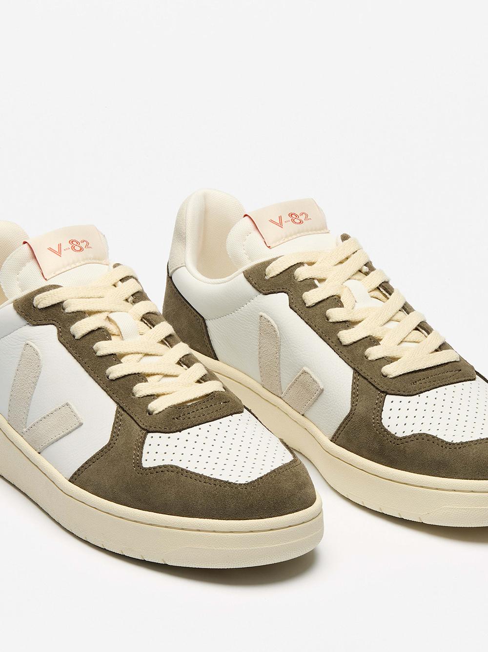 Sneakers v-82 bianco/kaki VE3320757 BIANCOKAKI VEJA