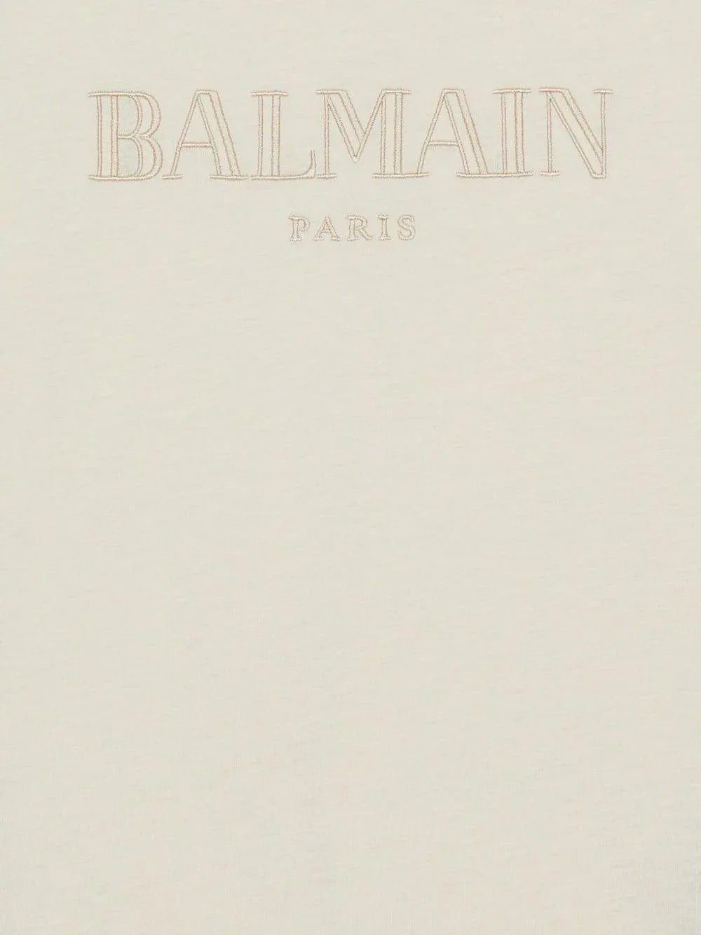 T-shirt Beige Chiaro con Stampa Logo - Preludio Moda