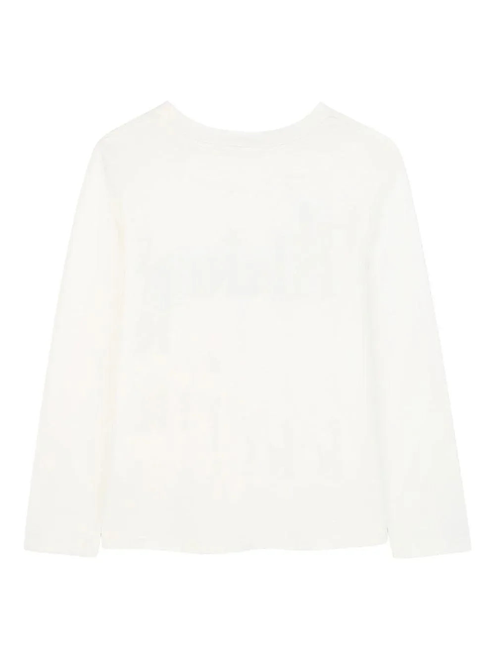 T-shirt a Maniche Lunghe con Logo a Contrasto - Preludio Moda