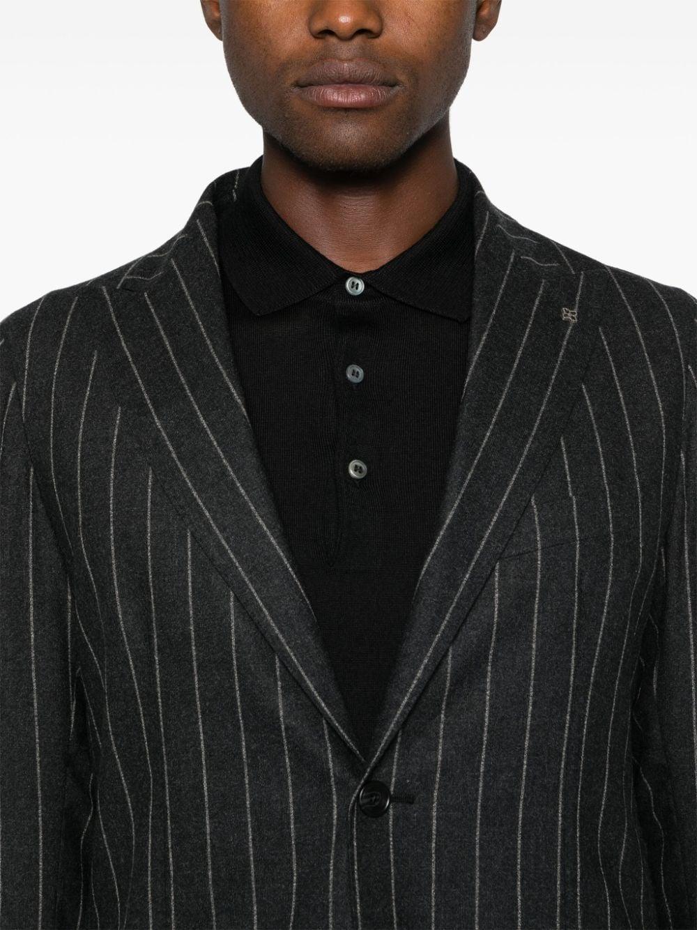 Abito Derrik nero gessato - Preludio Moda