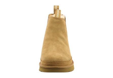 Stivaletti Chelsea Uomo in Pelle con Interno in Lana 1121644 CHE UGG