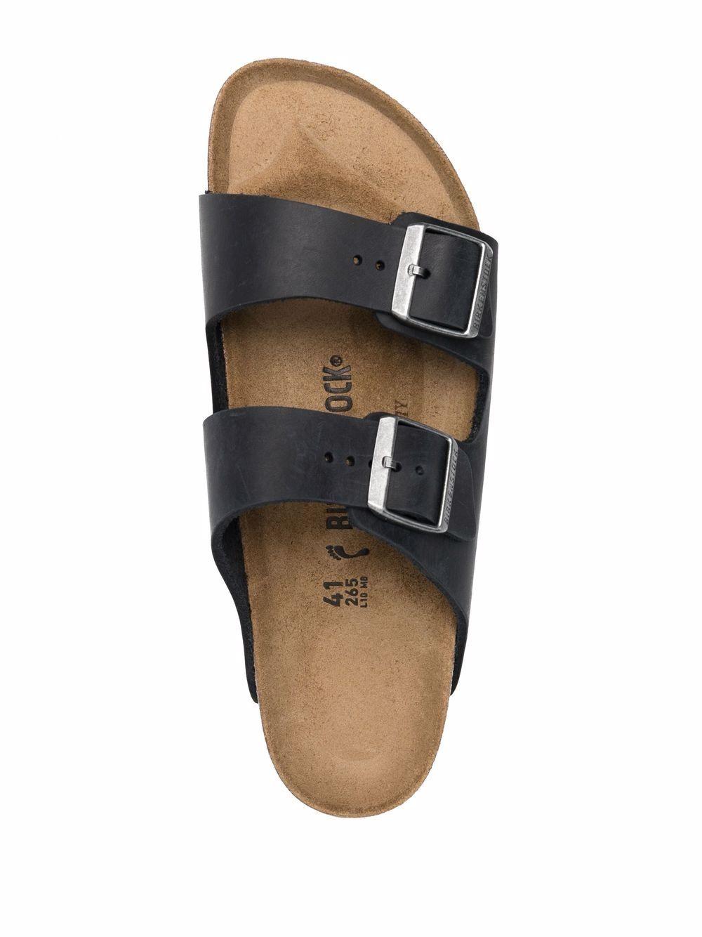 Sandali Arizona pelle oliata neri 0552113 BLACK BIRKENSTOCK