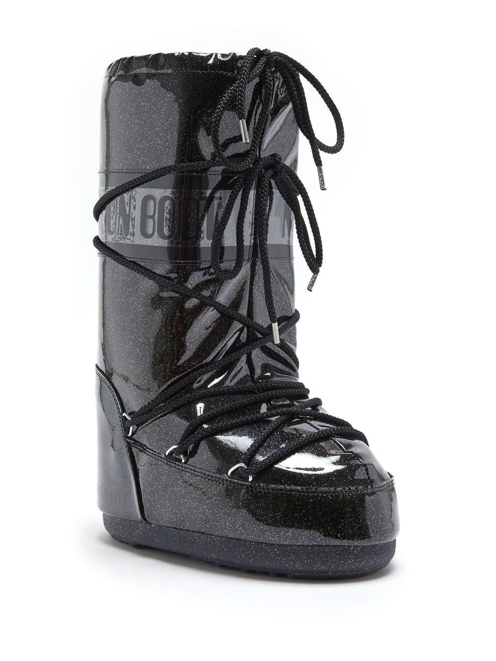 Stivale Moon Boot Icon Glitter Nero 14028500 001 MOON BOOT