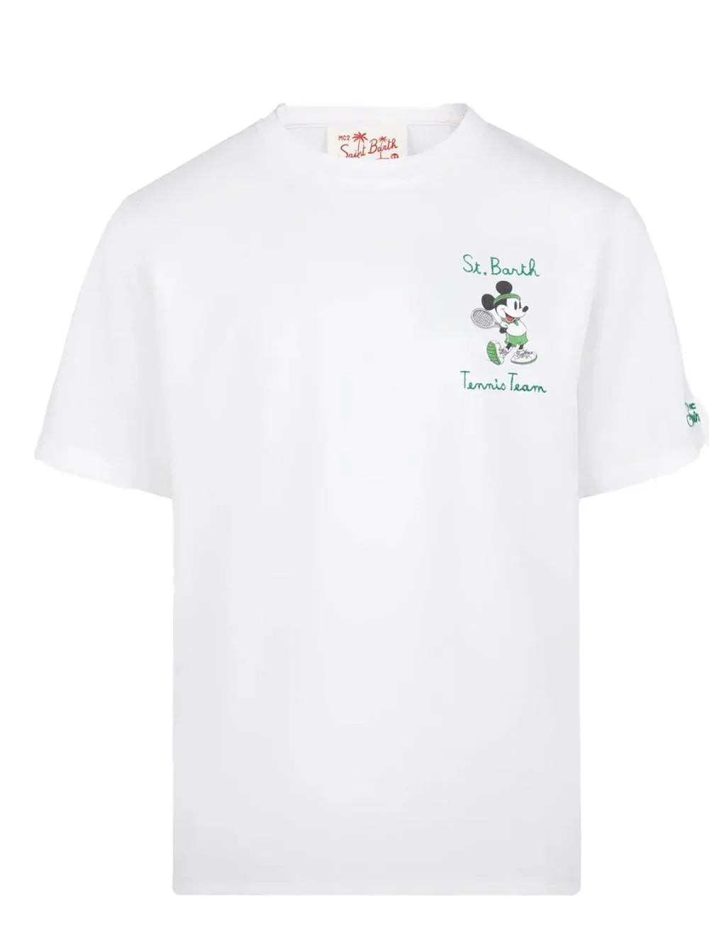 T-shirt bianca"Tennis team " topolino - Preludio Moda
