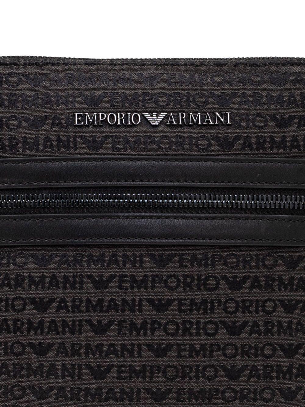 Borsa messanger a tracolla logo all-over EM001780AF13823 U8168 EMPORIO ARMANI