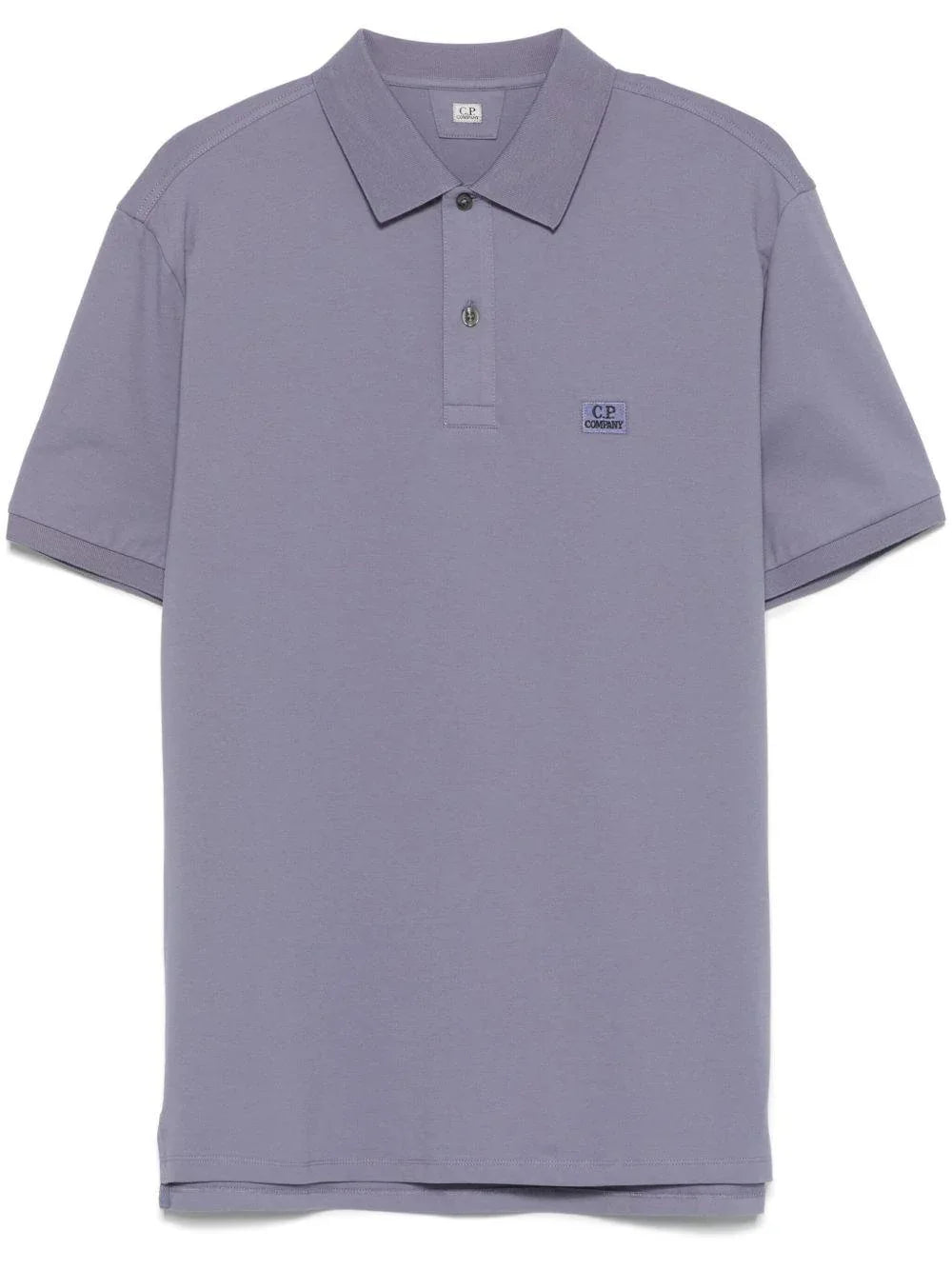 Polo lavanda strech piquet mini logo petto - Preludio Moda