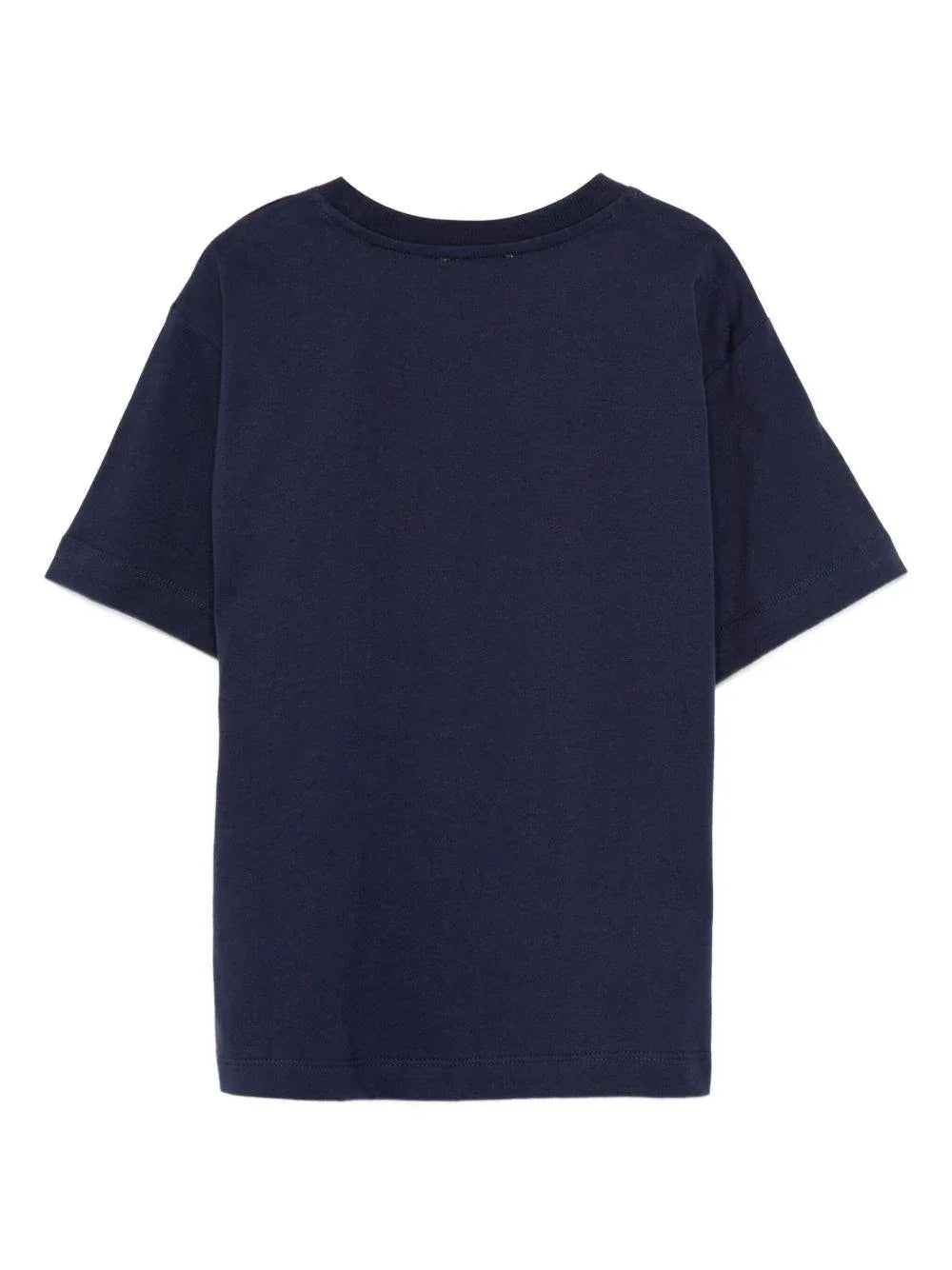 T-shirt Blu Navy Maniche Corte con Stampa - Preludio Moda
