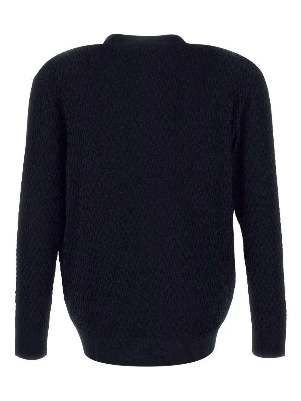 Cardigan nero strutturato - Preludio Moda