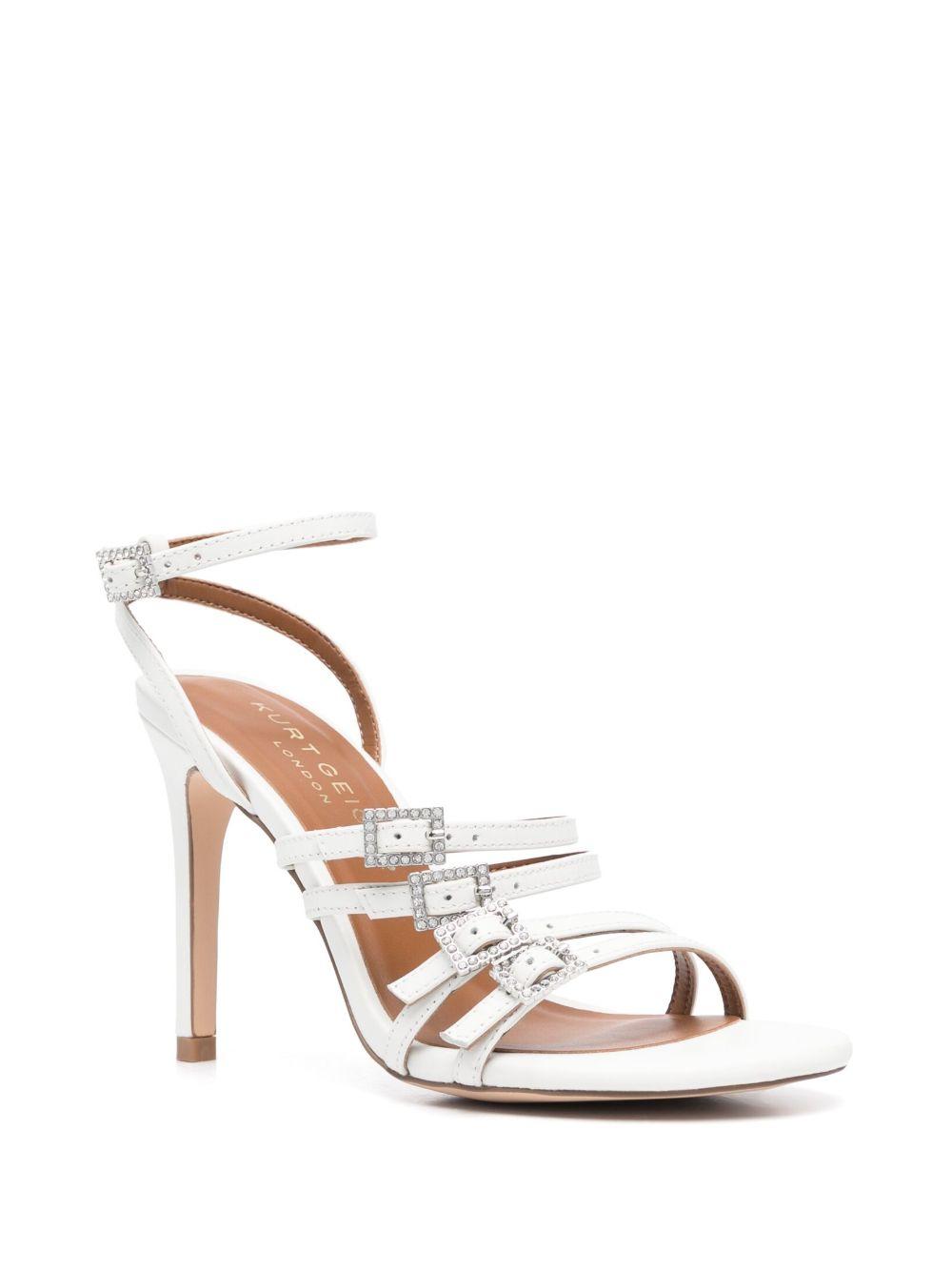 Sandalo Bone bianco con cinturini KGS4195441109-41 BIANCO KURT GEIGER