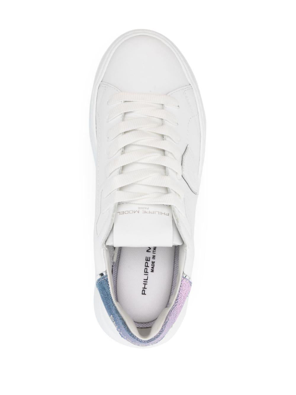 Sneakers Tres Temple bianche/lilla donna
