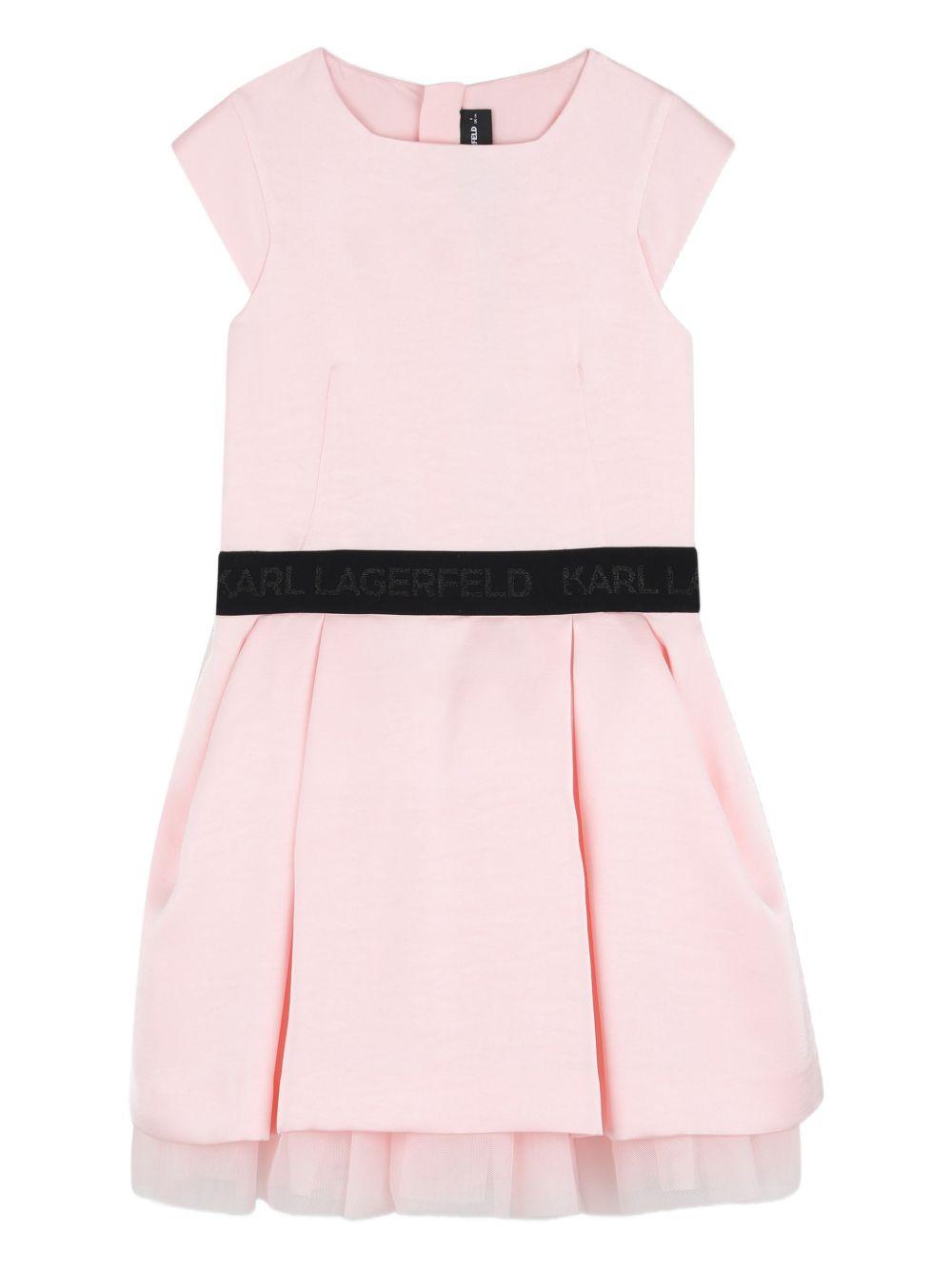 Abito con cintura elastica in vita Z31143 46F KARL LAGERFELD KIDS