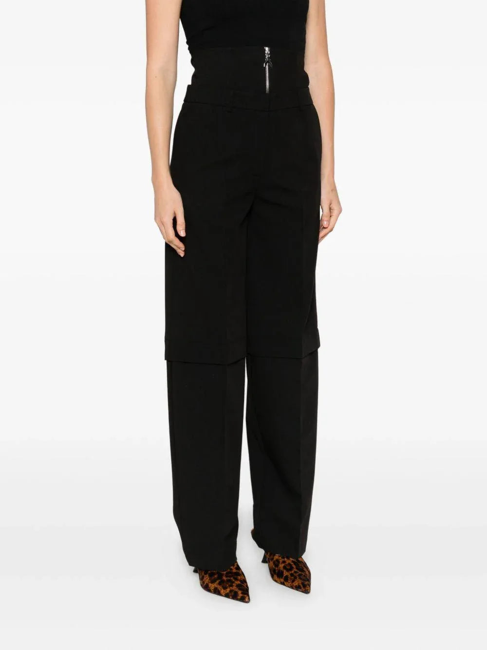 Pantaloni neri a strati - Preludio Moda