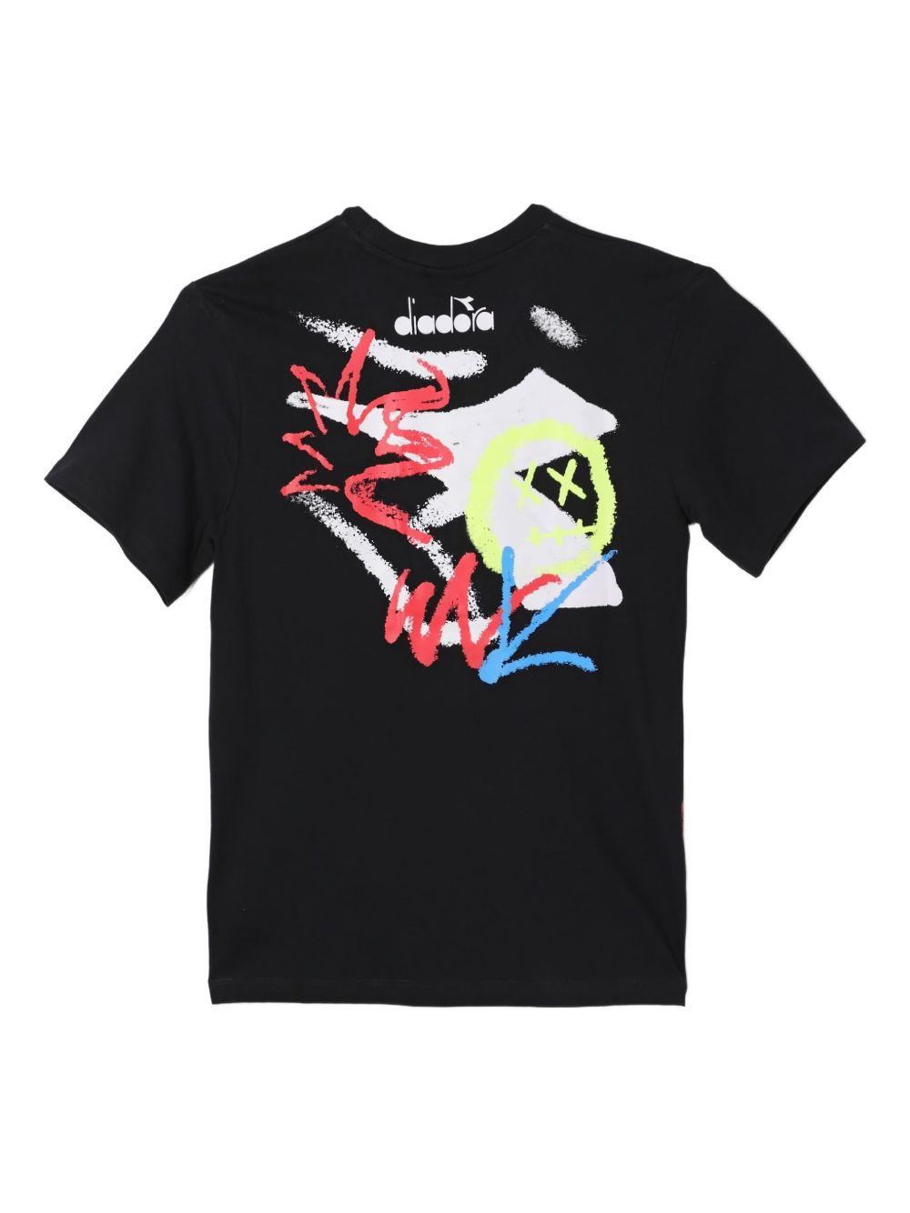 Completo graffiti nero/multicolor (2pz) S4DIBBTT070 11006 DIADORA KIDS
