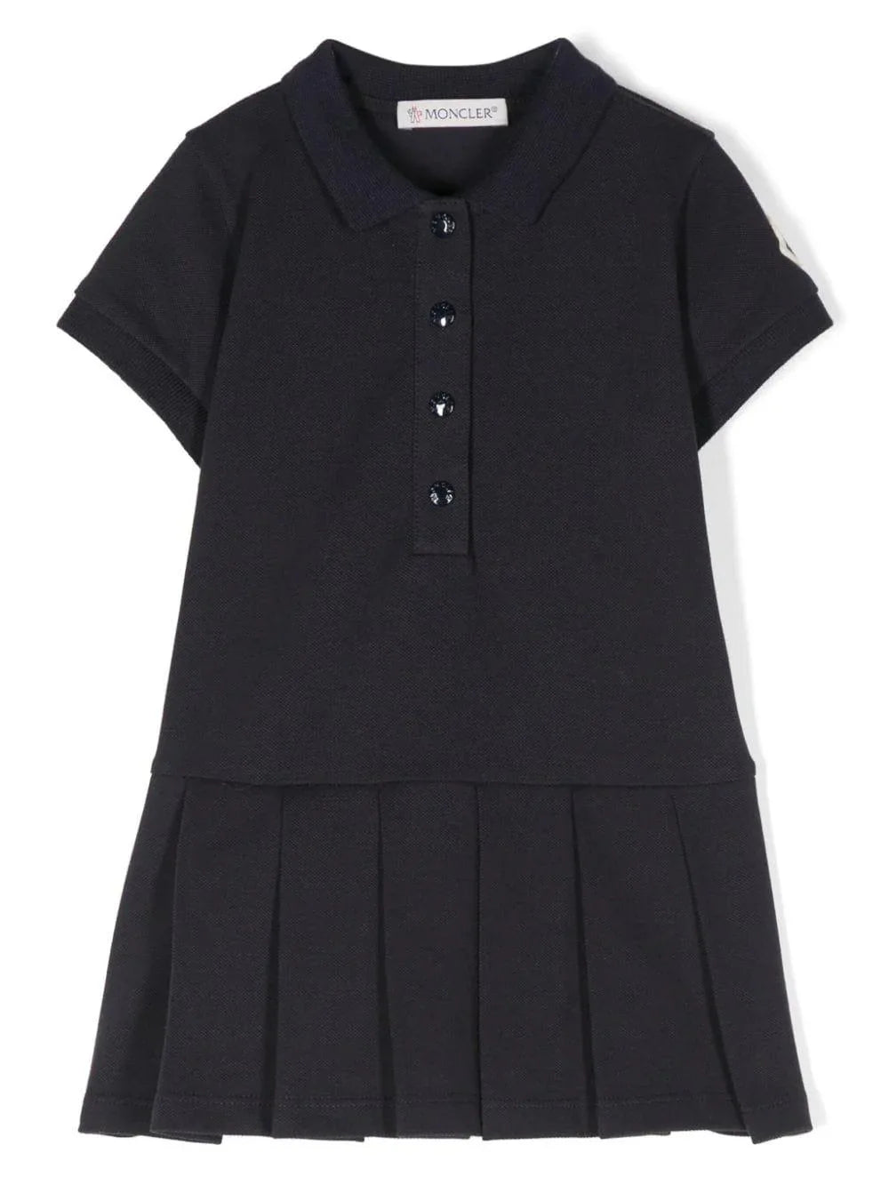 Abito neonata blu stile polo - Preludio Moda
