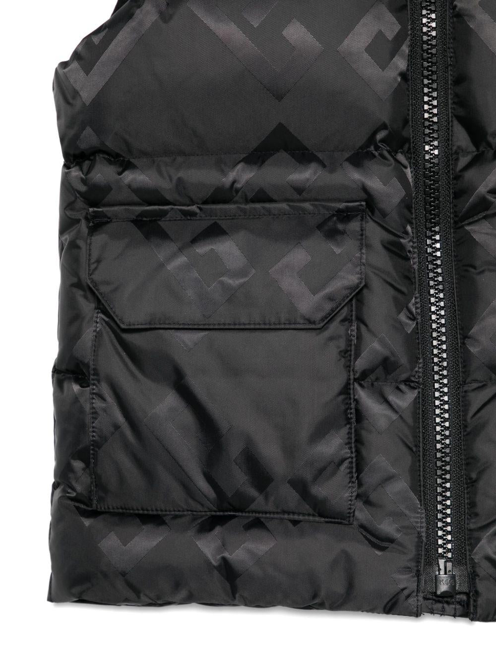 Gilet Imbottito con Monogramma e Design Trapuntato H30932 09B GIVENCHY KIDS