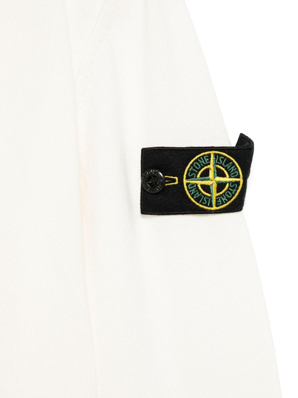 Maglia a maniche lunghe con patch logo L1S165100001S00B2 V0001 STONE ISLAND KIDS