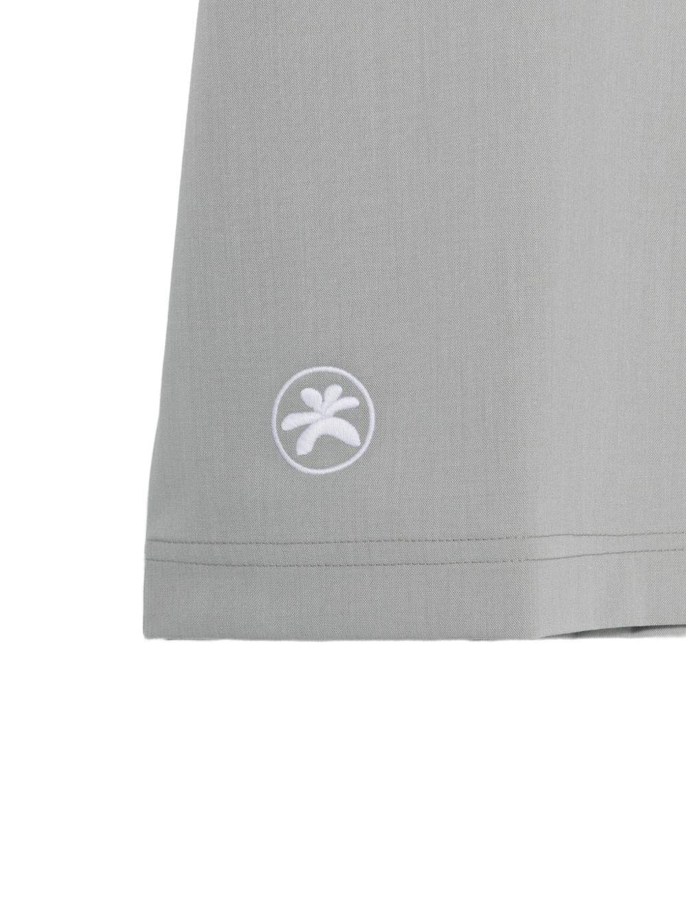 Camicia a maniche corte in viscosa SH003006 LIGHTGREY BONSAI