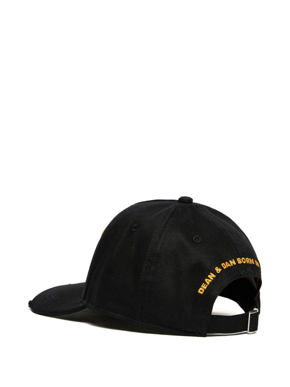 Cappello Canadian Flag Nero DQ3117D00YT DQ900 DSQUARED KIDS