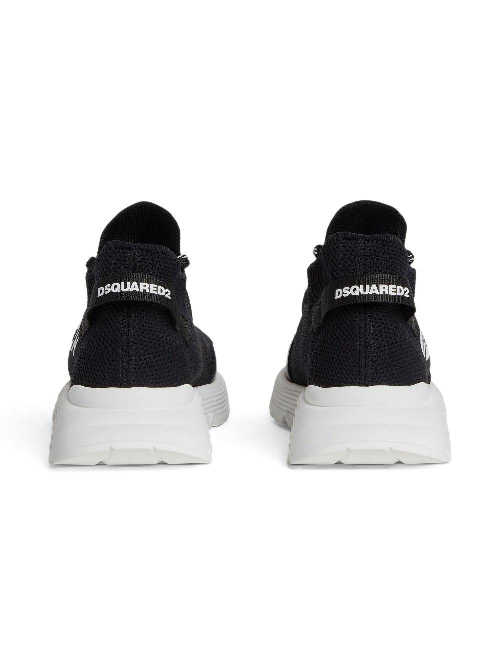 Sneakers nere in rete logo icon 80309 03 DSQUARED KIDS