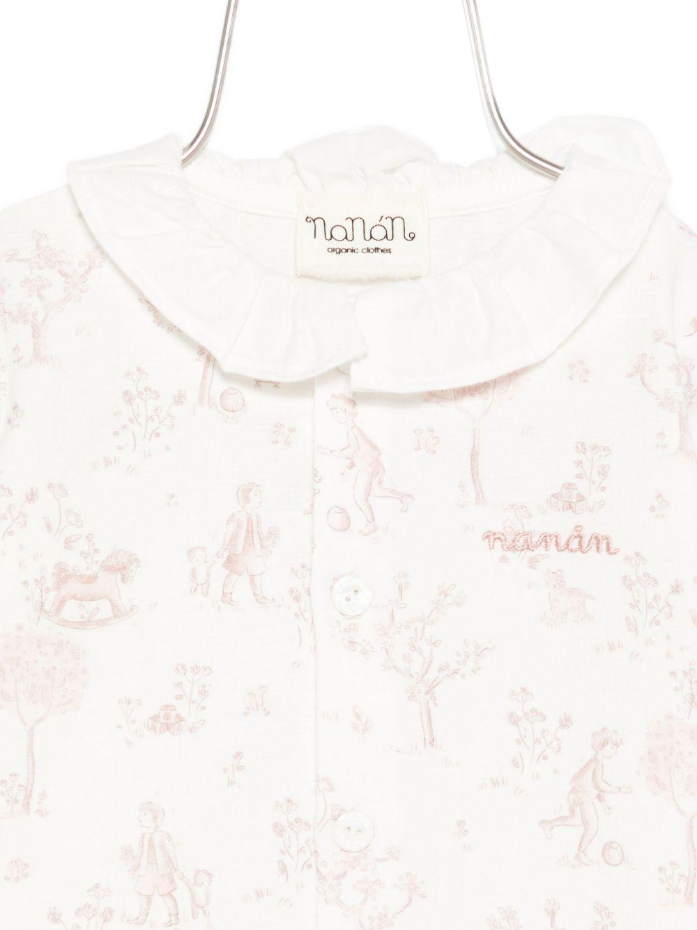 Tutina rosa con stampa grafica I254150 ROSA NANAN KIDS