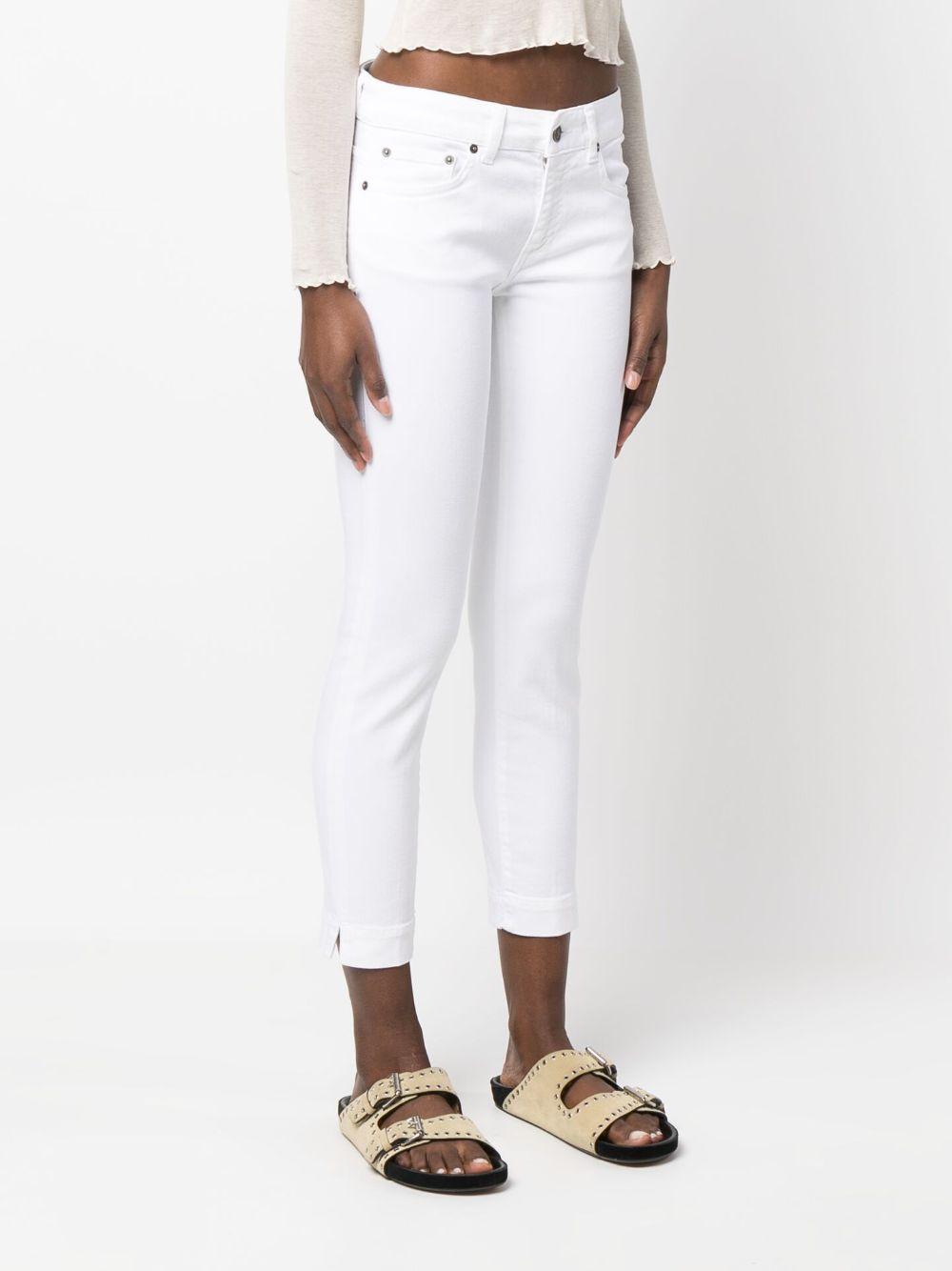 Pantalone Rose bianco DP618BS0030PTD 000 DONDUP