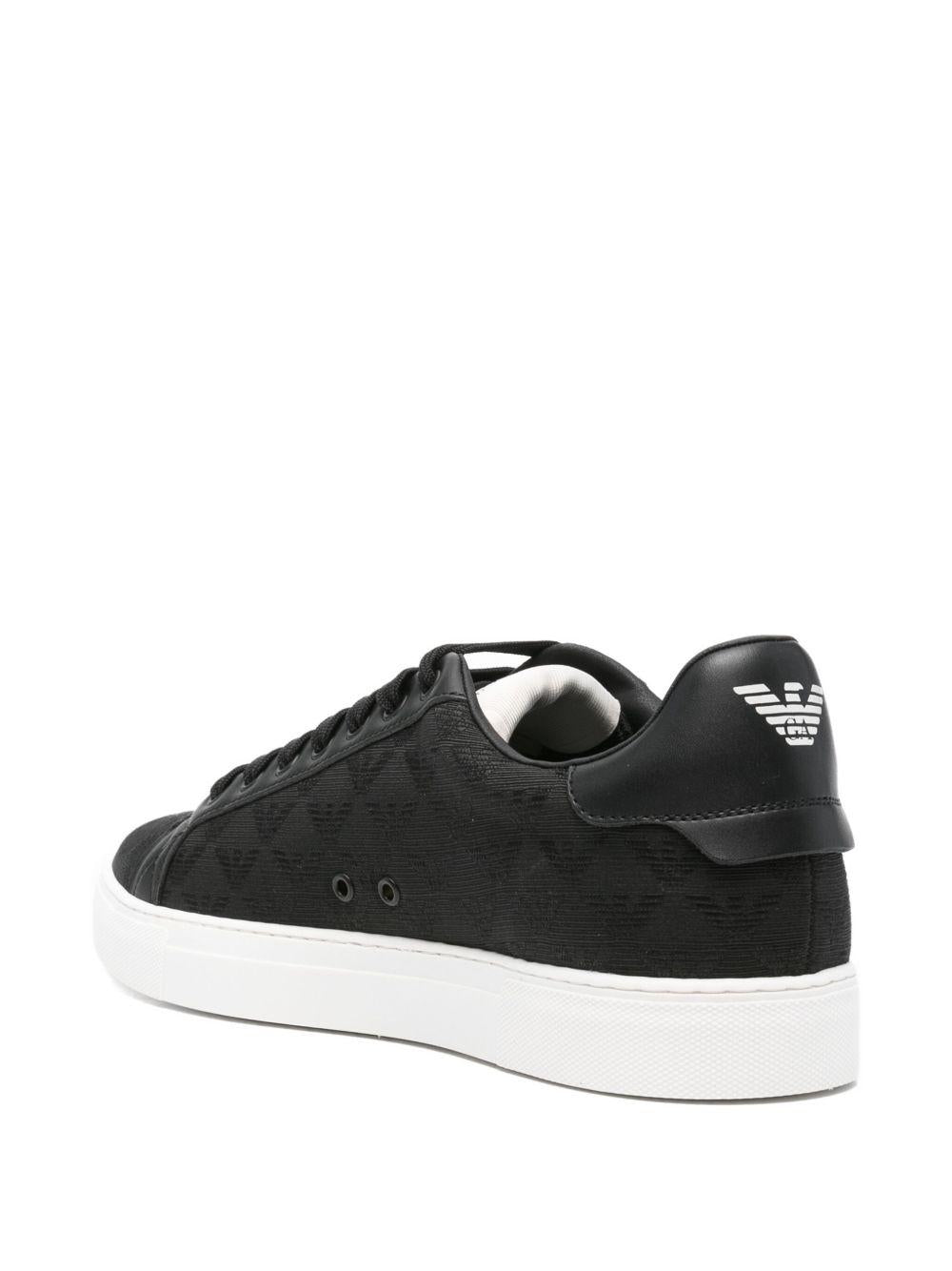 Sneakers nere con logo dellaquila e chiusura con lacci EM003843AF20003 MC012 EMPORIO ARMANI