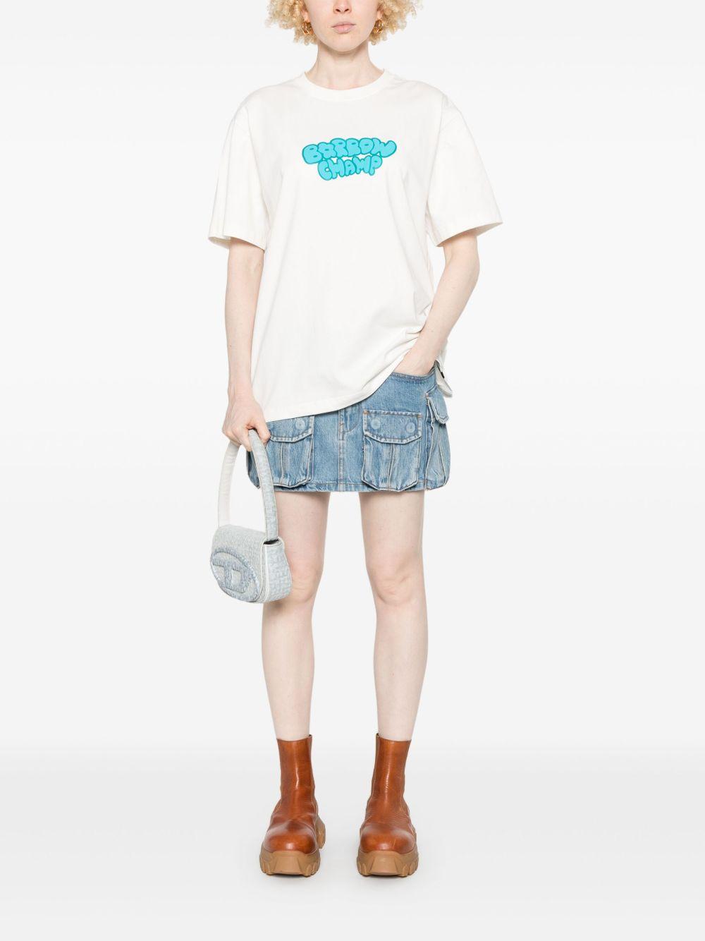 T-shirt bianca Barrow Champ