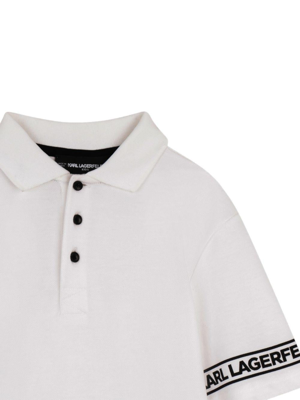 Polo a maniche corte con logo Z31099 10P KARL LAGERFELD KIDS