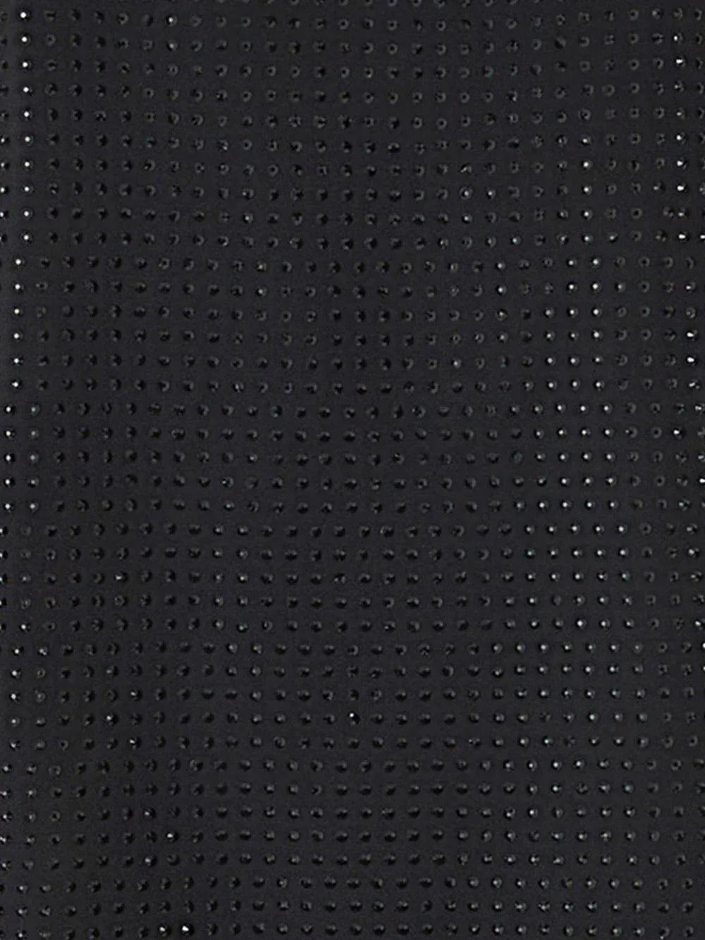 Abito corto nero con scollo quadrato e decorazione - Preludio Moda