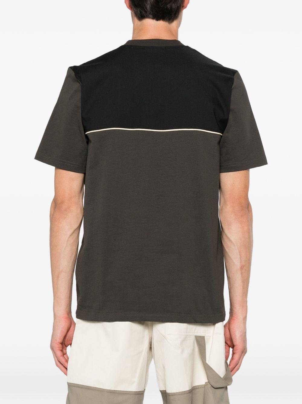 T-shirt in cotone girocollo XM4278 MARRONE YES LONDON