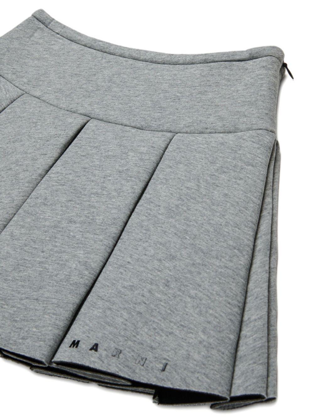 Gonna con logo stampato M01550M00VC 0M923 MARNI KIDS