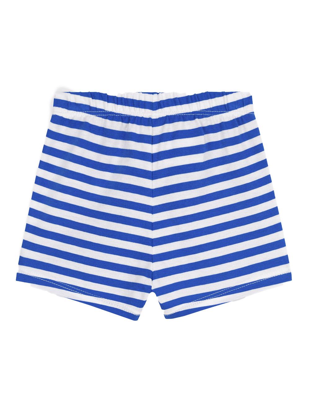 Bermuda bicolor a righe blu con fiocchetto A0CVI 01 PETIT BATEAU KIDS