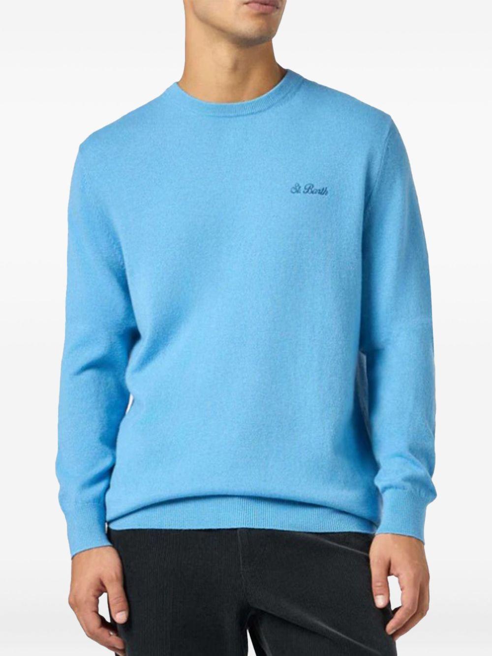 Maglione Regent blu REGE003 00011G MC2 SAINT BARTH