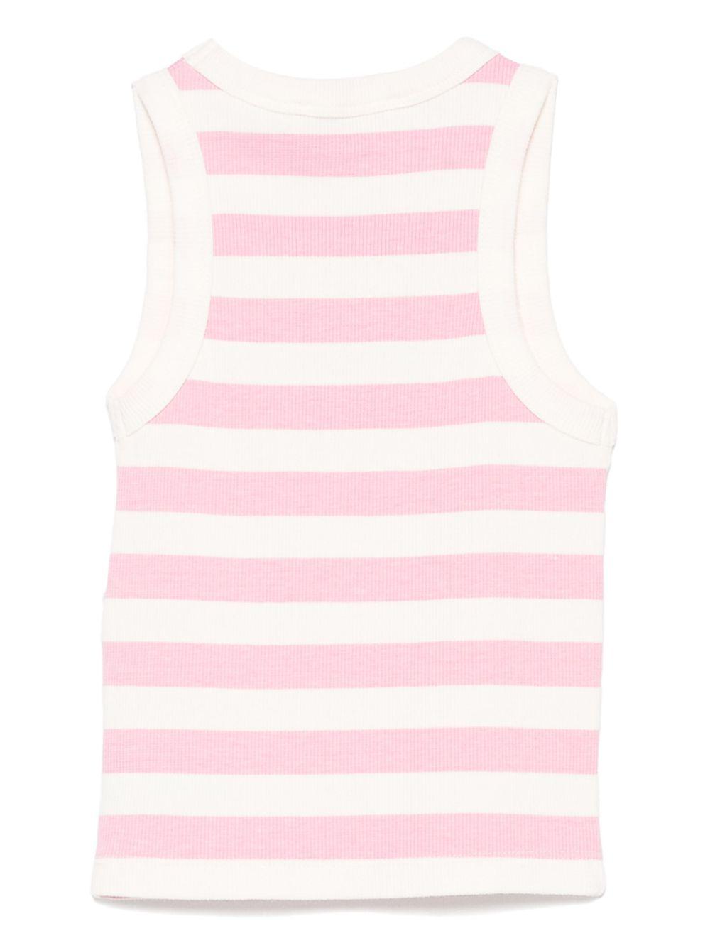 Canotta Blue fantasia a righe rosa BLUE002 03458H MC2 SAINT BARTH KIDS