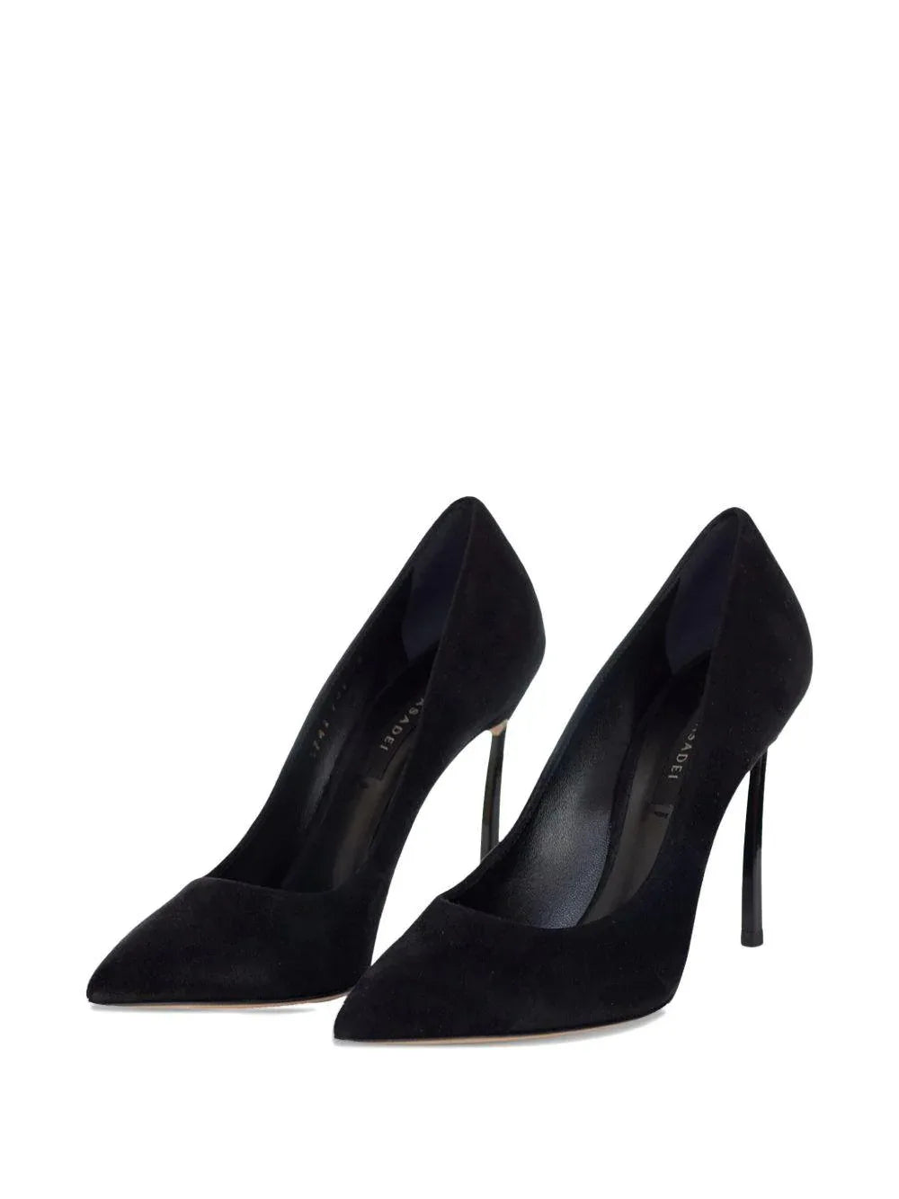 Decollete Bladè nero camoscio - Preludio Moda