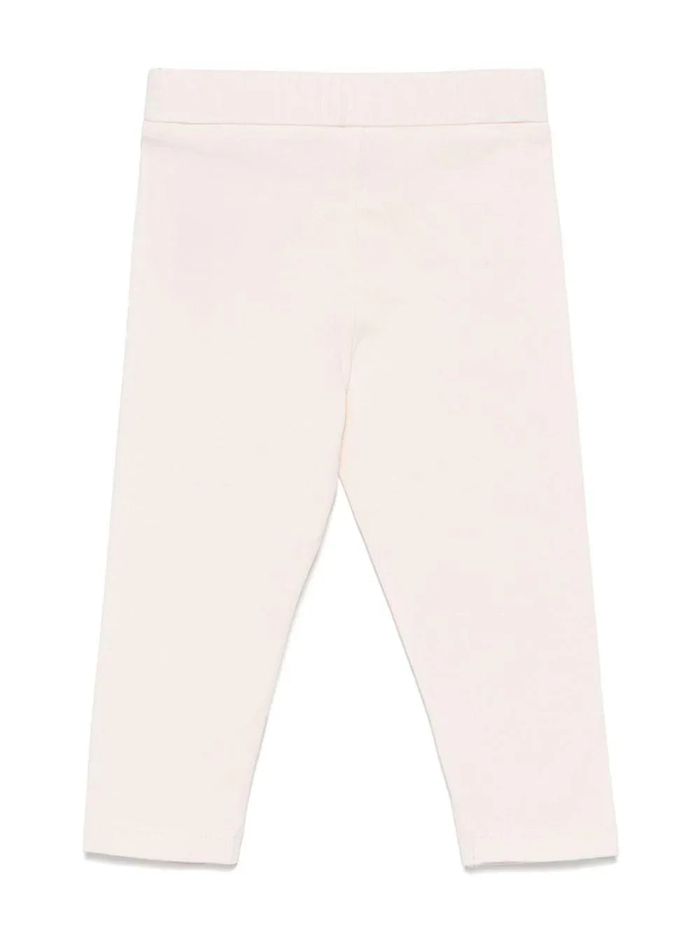 Leggins rosa logo patch logo ricamo - Preludio Moda
