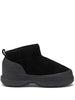 STIVALE LUNA LOW NERO IN PELLE SCAMOSCIATA