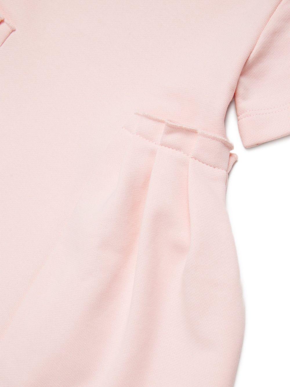 Abito a maniche corte con gonna a pieghe M01802M00V0 0M351 MARNI KIDS
