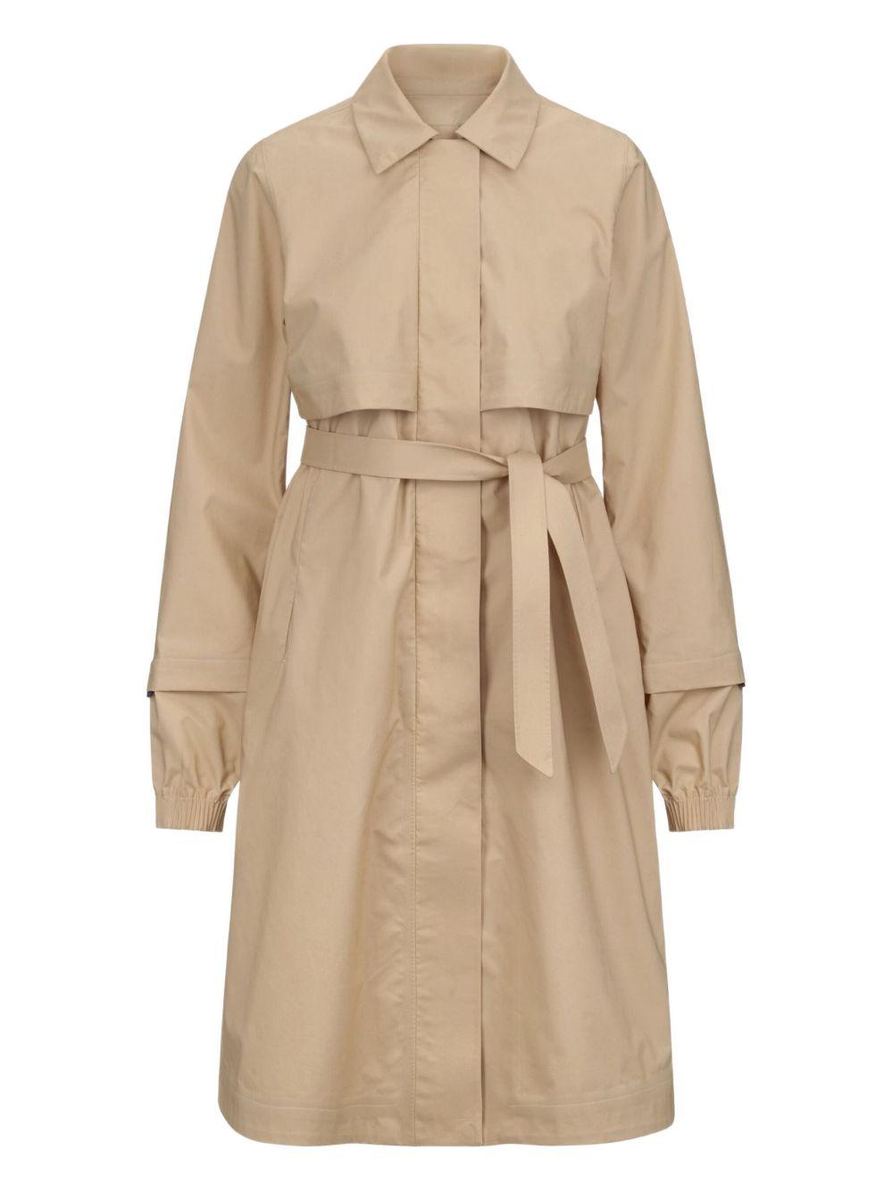 Trench jesy 3l poplin beige rope