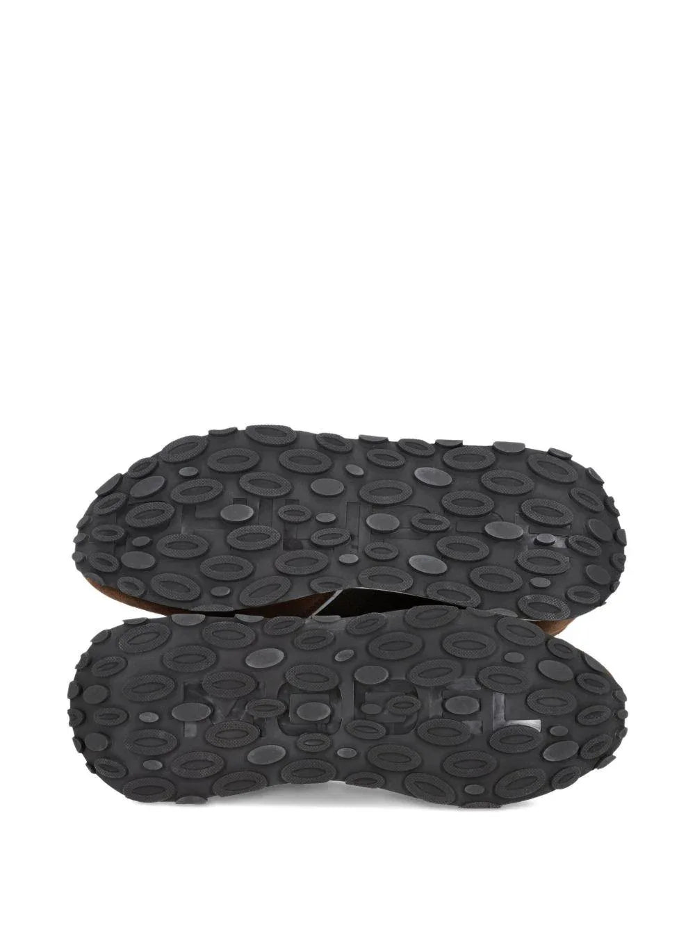 Sneakers Tropez Haute Marroni con Dettaglio in Rete - Preludio Moda