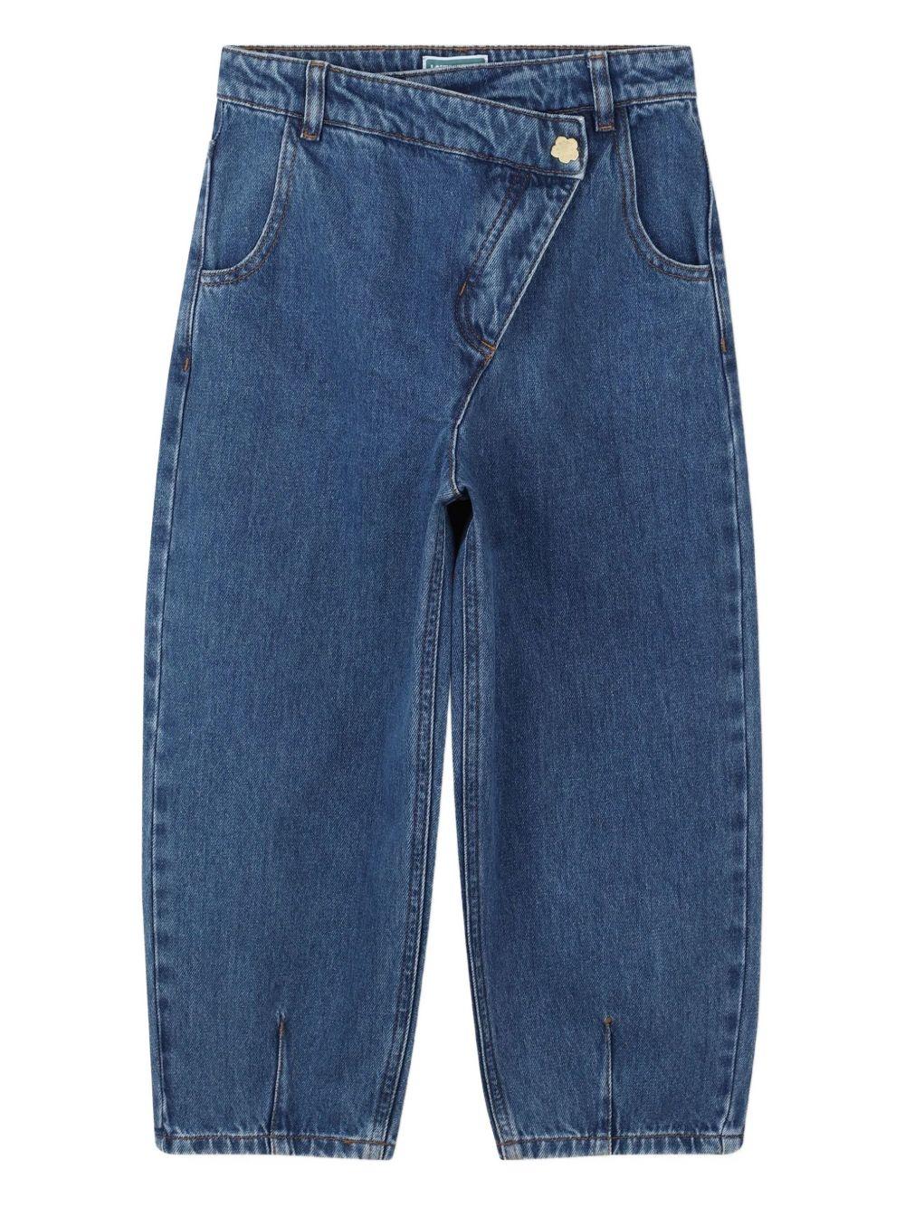 Jeans Asimmetrici con Abbottonatura e Tasche K61325 Z27 KENZO KIDS