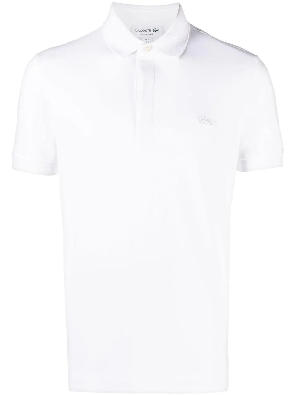 Polo bianca logo ricamo tono su tono - Preludio Moda