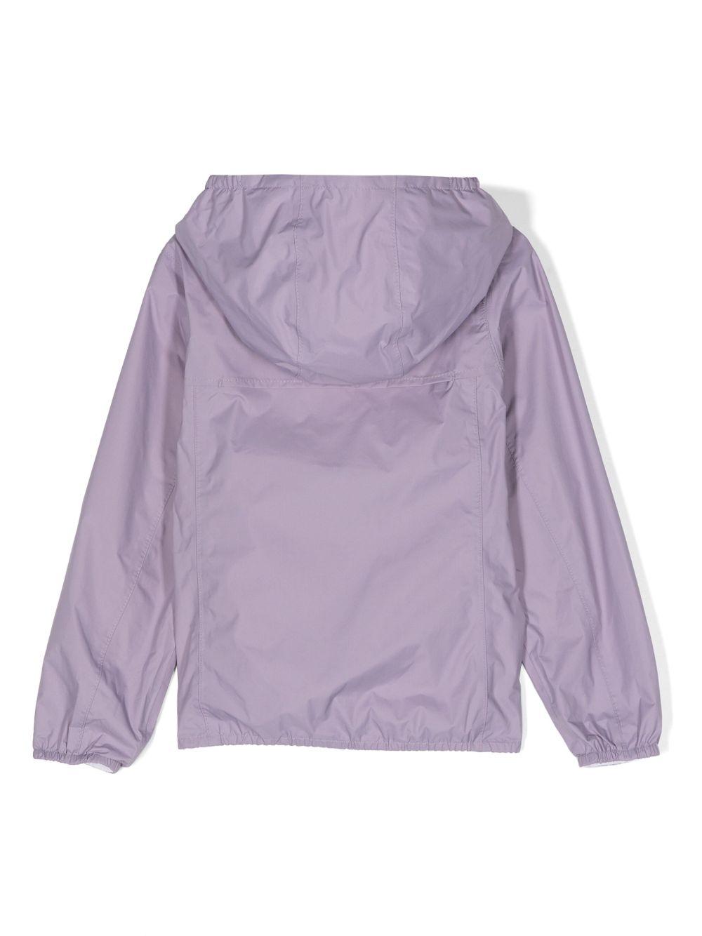 Giubbino lily viola double bianco