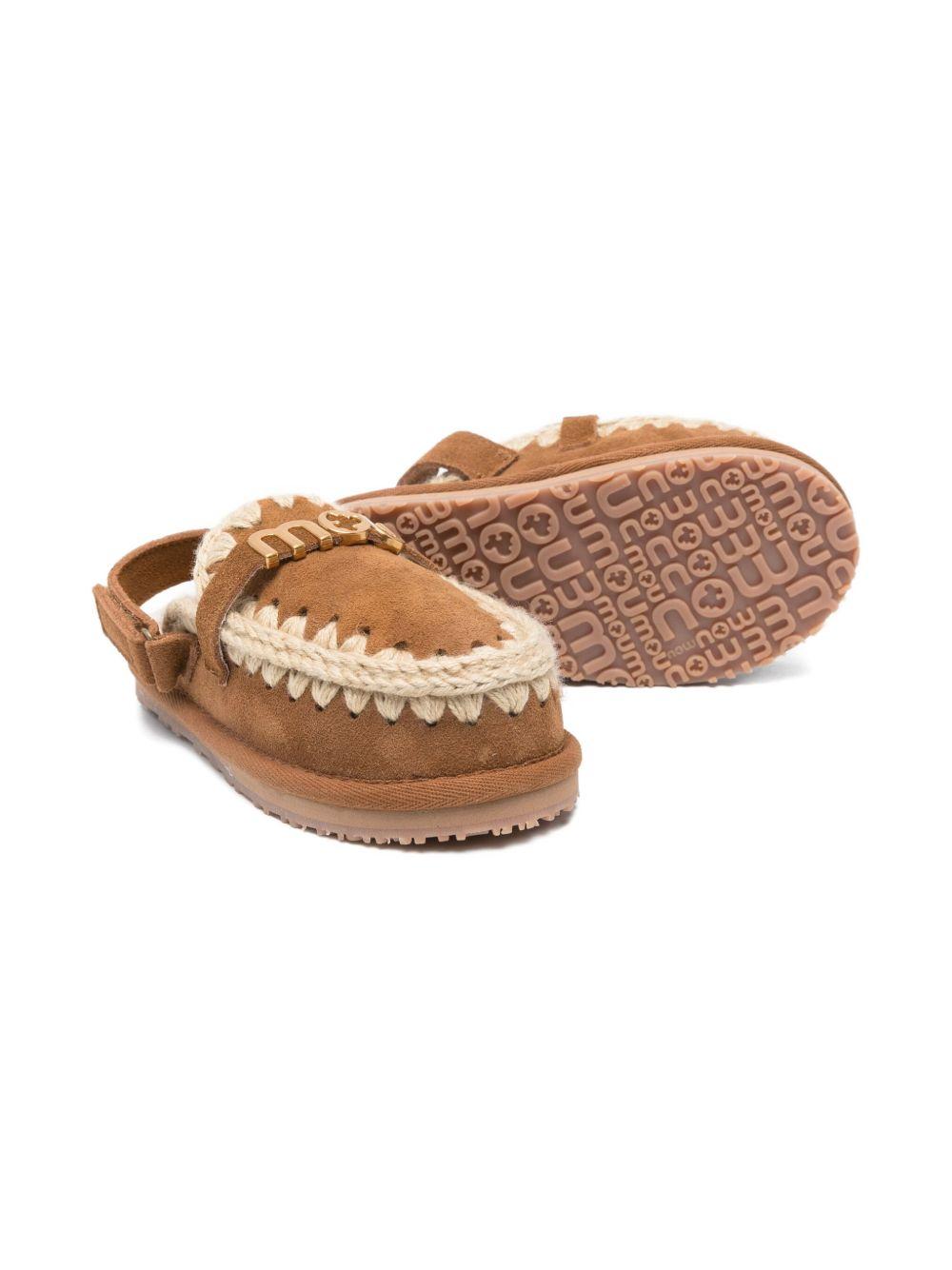 Scarpa bambina color cognac con cinturino posteriore MUFK161001A COG MOU KIDS