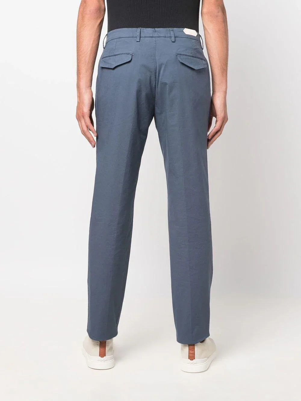 Pantalone lavagna in tinta unita - Preludio Moda