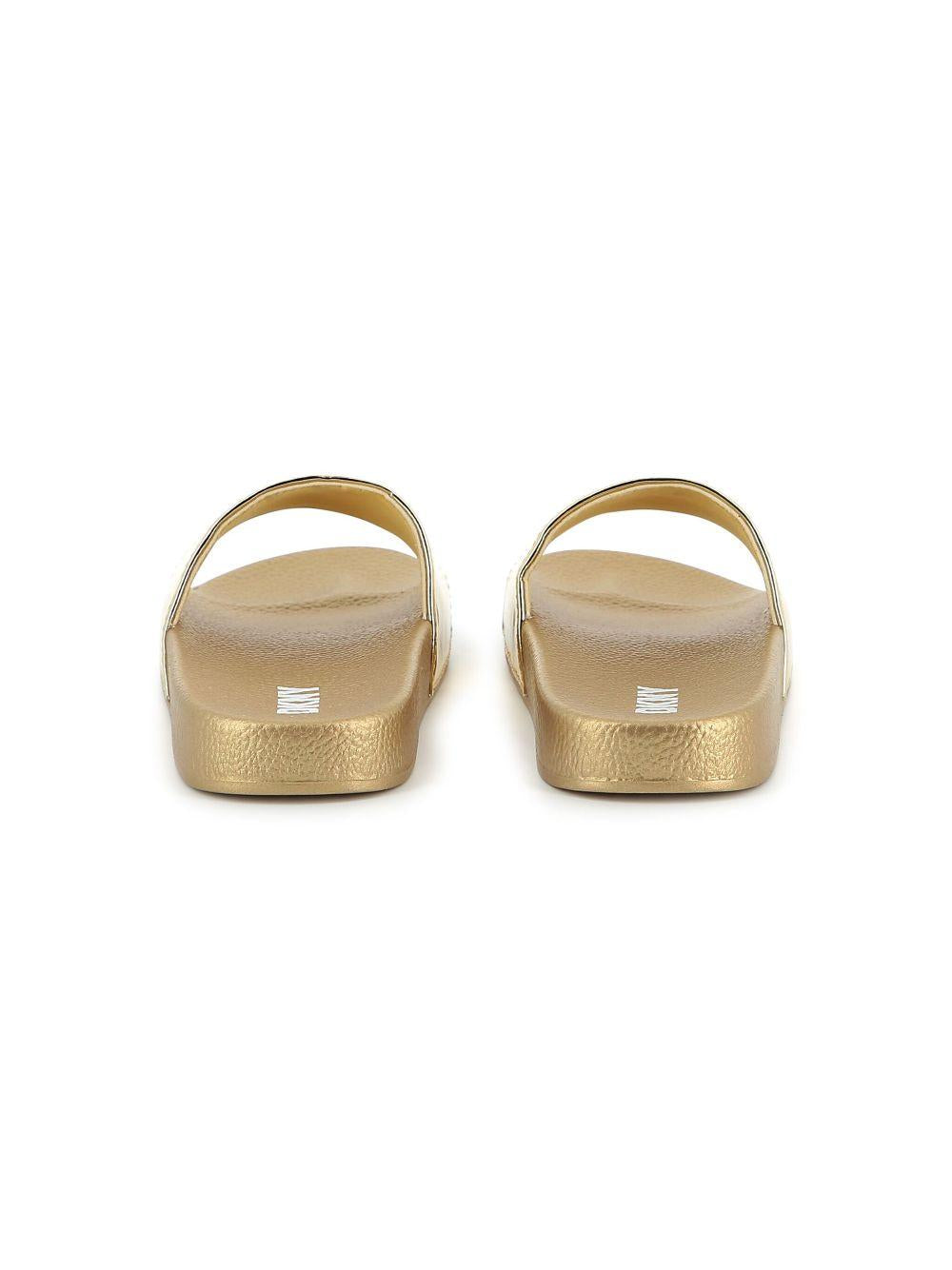 Ciabatta oro fascia logata